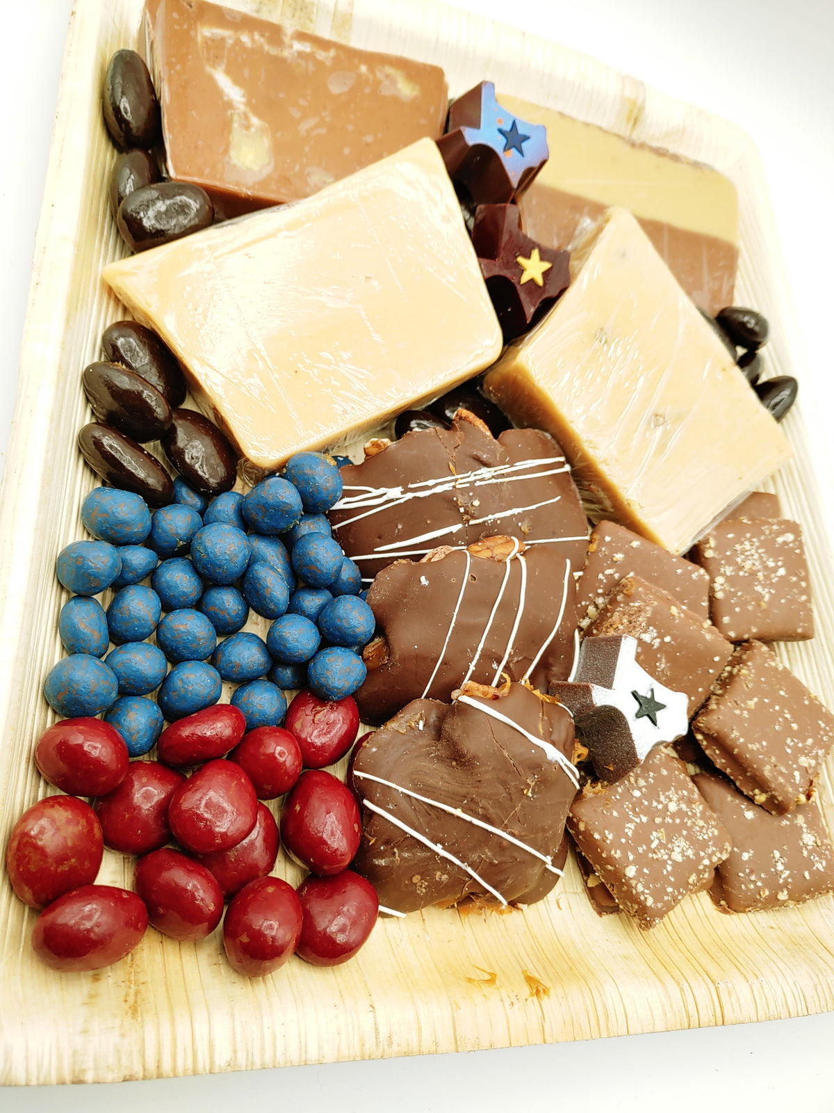 Red, White & Blue Choc-'cuterie' Party Tray - Large