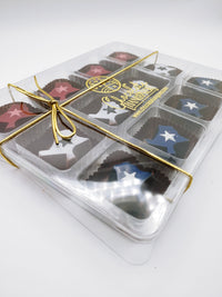 Red, White & Blue Texas-shaped Truffles