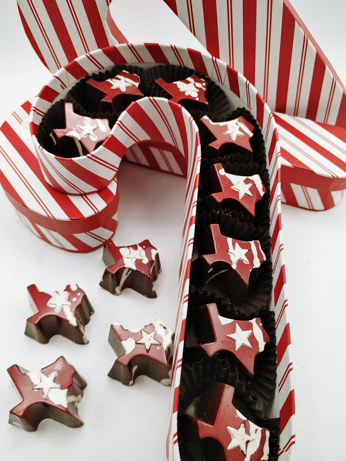 8pk Candy Cane Texas Truffles